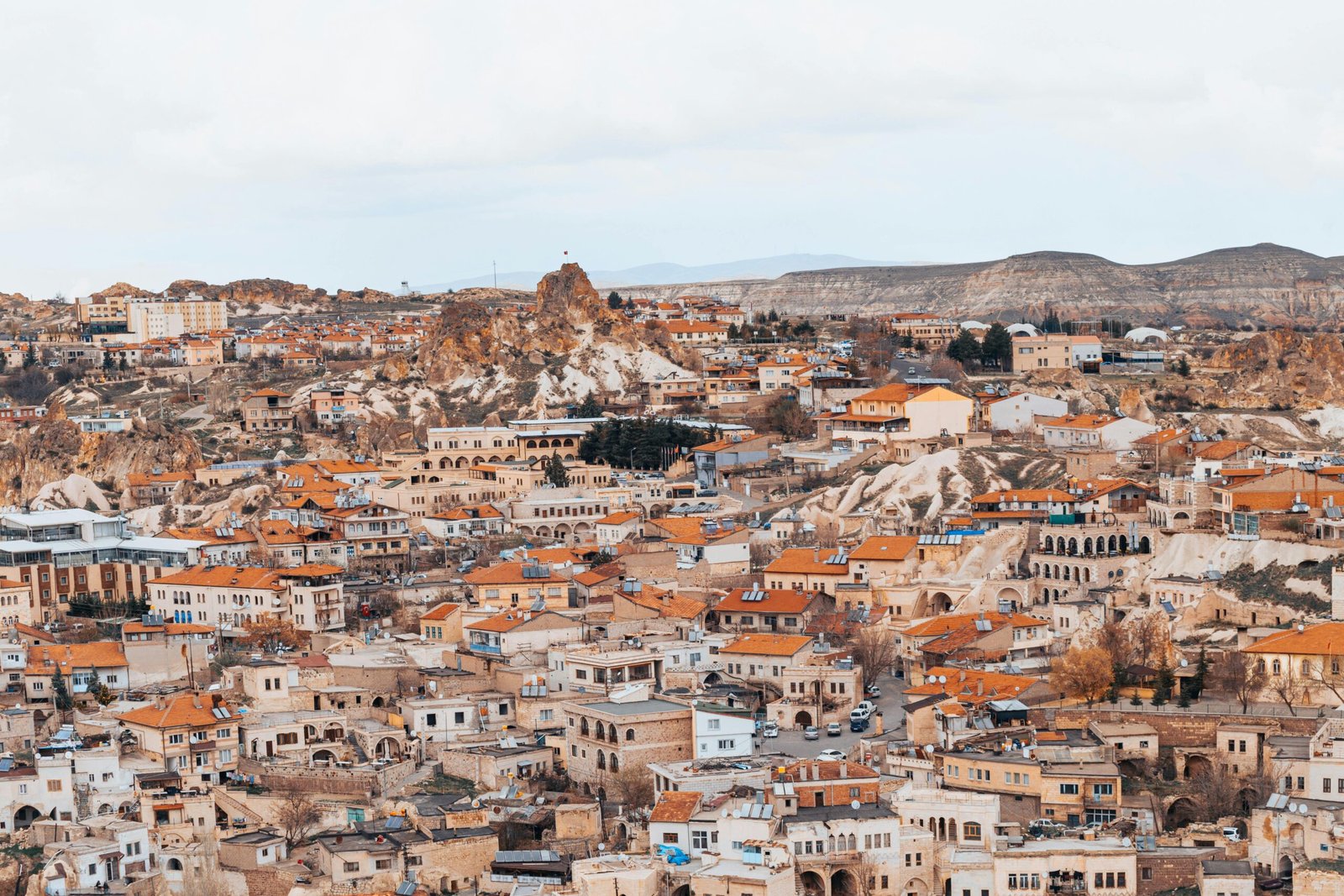 pexels-photo-31536793-31536793 Explore the unique rock formations and historic architecture of Cappadocia, Türkiye.