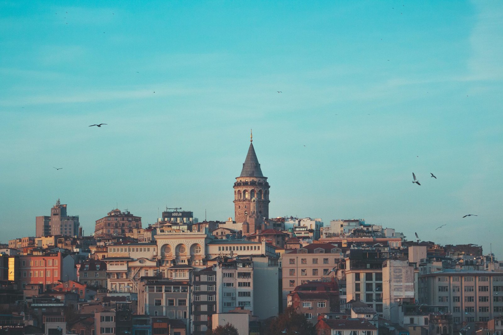 pexels-photo-3684396-3684396 Beautiful cityscape featuring the iconic Galata Tower under a blue sky in Istanbul.