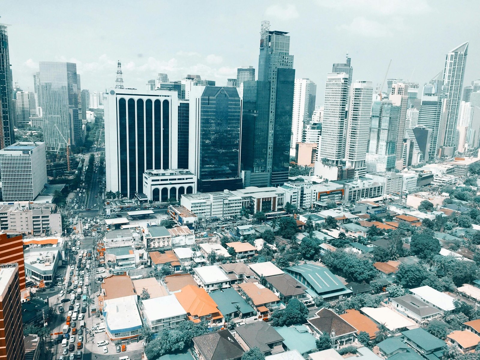 pexels-photo-1098322-1098322 Vibrant aerial photo of the bustling Makati City skyline in the Philippines.