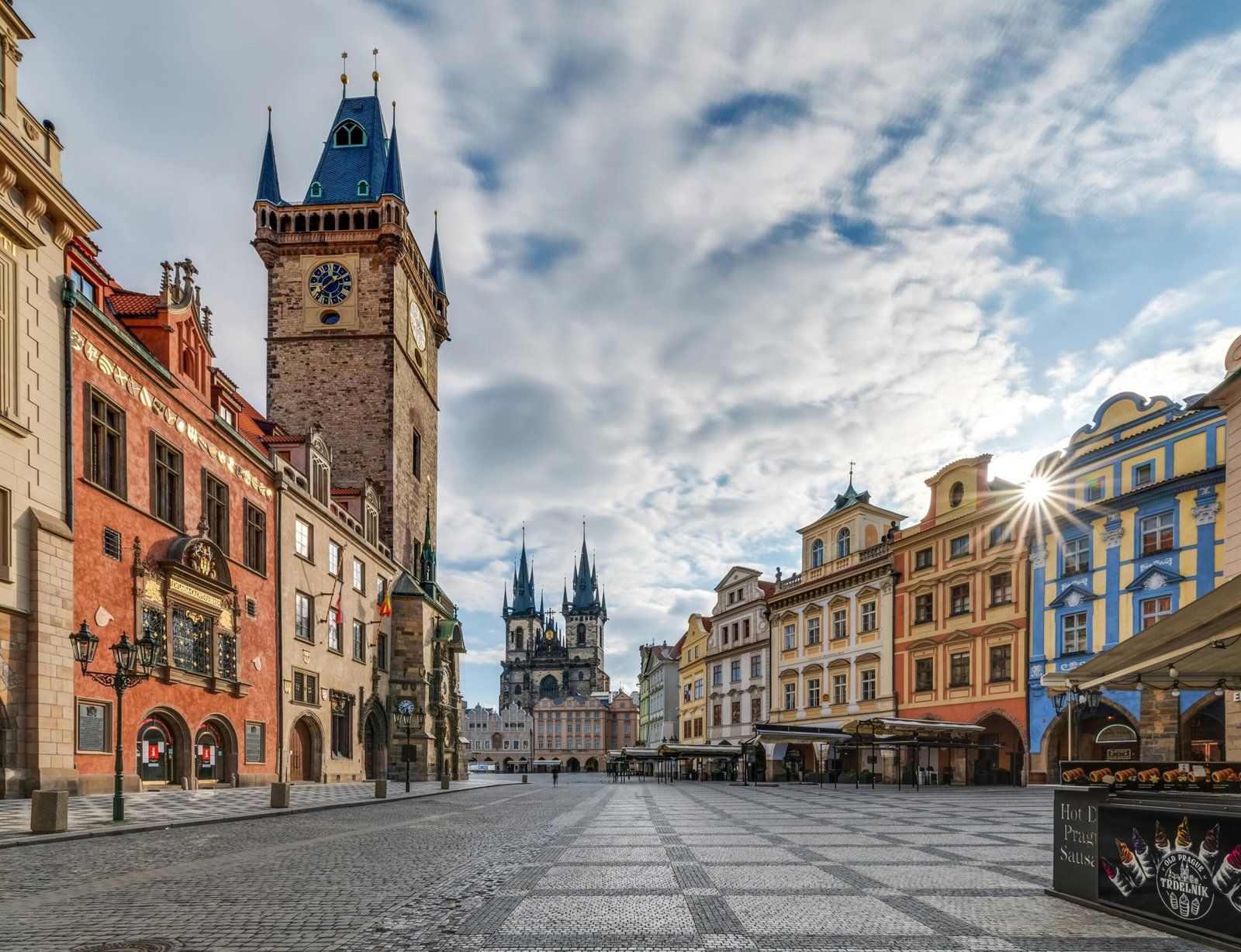 pexels-photo-17307598-17307598 Explore the stunning architecture of Prague's Old Town Square featuring the famous astronomical clock and cityscape.